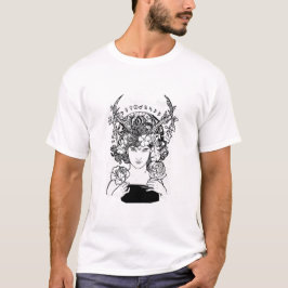 Art Nouveau Style Witch T-shirt