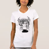 Art Nouveau Style Witch T-shirt (Voorkant)