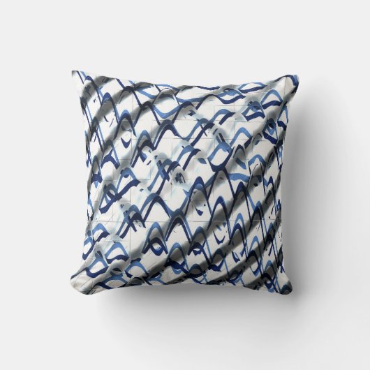 Art Nouveau Styles Opart Pattern  Kussen (Voorkant)