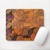 Art Nouveau Stylized Daisies - Mousepad Muismat (Met muis)