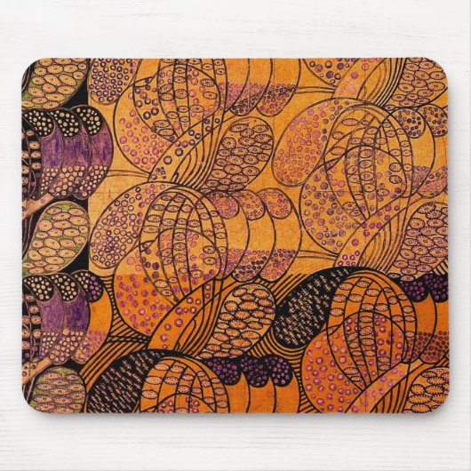 Art Nouveau Stylized Daisies - Mousepad Muismat (Voorkant)