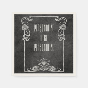 Art nouveau suede look elegant Sily Gretus Servet