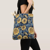 Art Nouveau Sunflower Tote Bag (Dichtbij)
