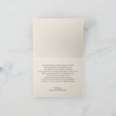 Art Nouveau Sunset Sinaasappel Sinaasappel Flower Bedankkaart (Binnen)