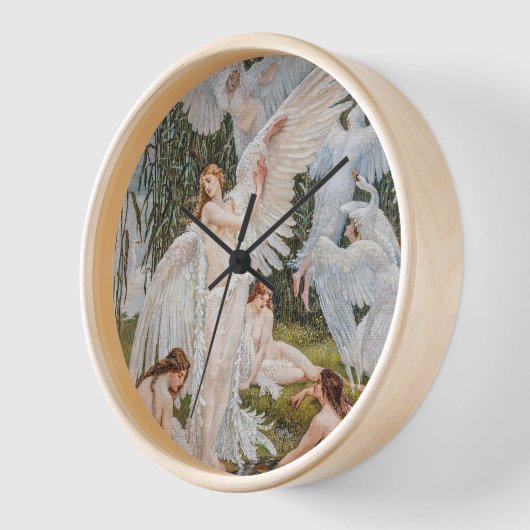  Art Nouveau Swan Maidens van W. Crane (Hoek)