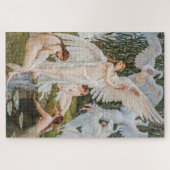 Art Nouveau Swan Maidens van W. Crane Legpuzzel (Horizontaal)
