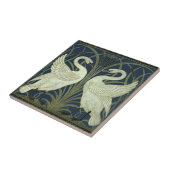  Art Nouveau Swans van Walter Crane Tegeltje (Zijkant)