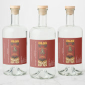 Art Nouveau Syrup Label Sjabloon Likeurfles Etiket (Flessen)