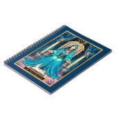 Art Nouveau Tarot, de Hogepriesteres Notitieboek (Linkerzijde)