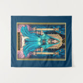 Art Nouveau Tarot, de Hogepriesteres Wandkleed (Voorkant (horizontaal))
