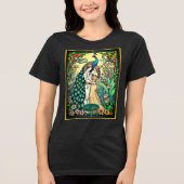 Art Nouveau Tarot Kaart, de geliefden Tri-Blend Shirt (Voorkant)