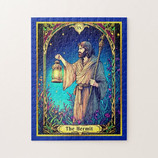 Art Nouveau Tarot Kaart, de kluizenaar Legpuzzel (Verticaal)