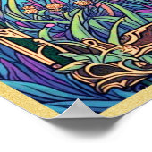 Art Nouveau Tarot Kaart, de kluizenaar Poster (Hoek)