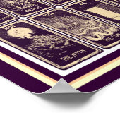 Art Nouveau Tarot Kaart Poster 12 x 16 (Hoek)