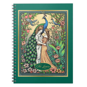 Art Nouveau Tarotkaart, De Geliefden Notitieboek