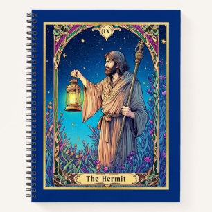 Art Nouveau Tarotkaart, De Kluizenaar Journaal Notitieboek