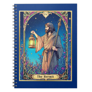 Art Nouveau Tarotkaart, De Kluizenaar Notitieboek