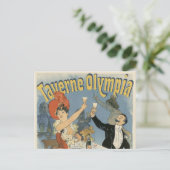  Art Nouveau, Taverne Olympia Restaurant Briefkaart (Staand voorkant)
