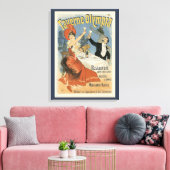 Art Nouveau, Taverne Olympia Restaurant Canvas Afdruk (Insitu (Woonkamer))