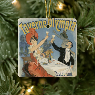 Art Nouveau, Taverne Olympia Restaurant Keramisch Ornament