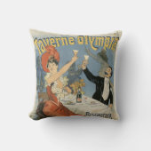  Art Nouveau, Taverne Olympia Restaurant Kussen (Voorkant)