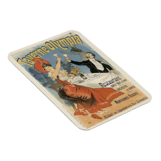  Art Nouveau, Taverne Olympia Restaurant Magneet (Rechterzijde)