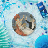  Art Nouveau, Taverne Olympia Restaurant Papieren Bordje (Feest)