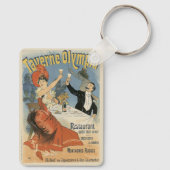  Art Nouveau, Taverne Olympia Restaurant Sleutelhanger (Achterkant)