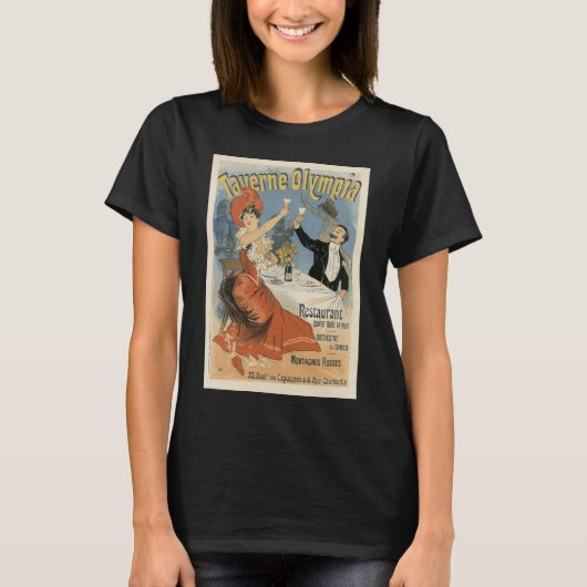  Art Nouveau, Taverne Olympia Restaurant T-shirt (Voorkant)