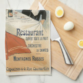  Art Nouveau, Taverne Olympia Restaurant Theedoek (Quarter Fold)