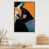 Art Nouveau Tea Adverteren Poster afdrukken (Keuken)