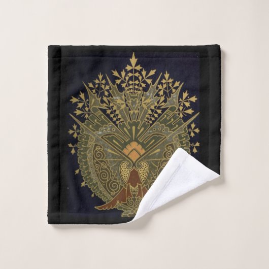 Art nouveau textielpatroon Christopher dressoir Bad Handdoek (Wasdoekje)