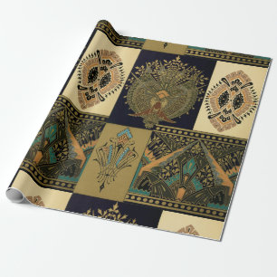 Art nouveau textielpatroon Christopher dressoir Cadeaupapier