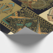 Art nouveau textielpatroon Christopher dressoir Cadeaupapier (Hoek)