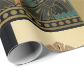 Art nouveau textielpatroon Christopher dressoir Cadeaupapier (Rol Hoek)