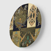 Art nouveau textielpatroon Christopher dressoir Grote Klok (Hoek)