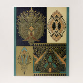 Art nouveau textielpatroon Christopher dressoir Legpuzzel (Verticaal)