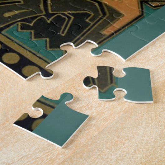 Art nouveau textielpatroon Christopher dressoir Legpuzzel (Zijkant)