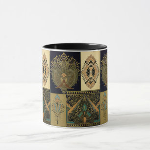 Art nouveau textielpatroon Christopher dressoir Mok