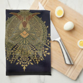 Art nouveau textielpatroon Christopher dressoir Theedoek (Quarter Fold)