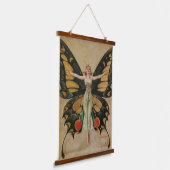 Art Nouveau "The Flapper" Frank Xavier Leyendecker Hangend Wandkleed (Gebogen)