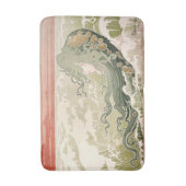 Art Nouveau The Wave van Henri Privat-Livemont Badmat (Voorkant Verticaal)