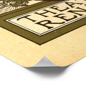  Art Nouveau-theater en Mucha Poster (Hoek)