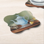 Art Nouveau Theepot Onderzetter Set (Gekanteld)