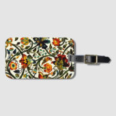  Art Nouveau Thistles Cicadas Patroon Bagagelabel (Voorkant (horizontaal))