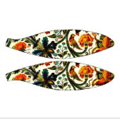  Art Nouveau Thistles Cicadas Patroon Basketbal (Panelen)