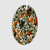  Art Nouveau Thistles Cicadas Patroon Ornament (voorkant)