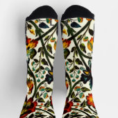 Art Nouveau Thistles Cicadas Patroon Sokken (Top)