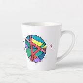 Art Nouveau Thurisaz Rune Latte Mok - DEFENSIE! (Rechts)