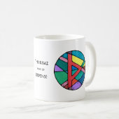 Art Nouveau Thurisaz Rune Mok - DEFENSIE! (Voorkant rechts)